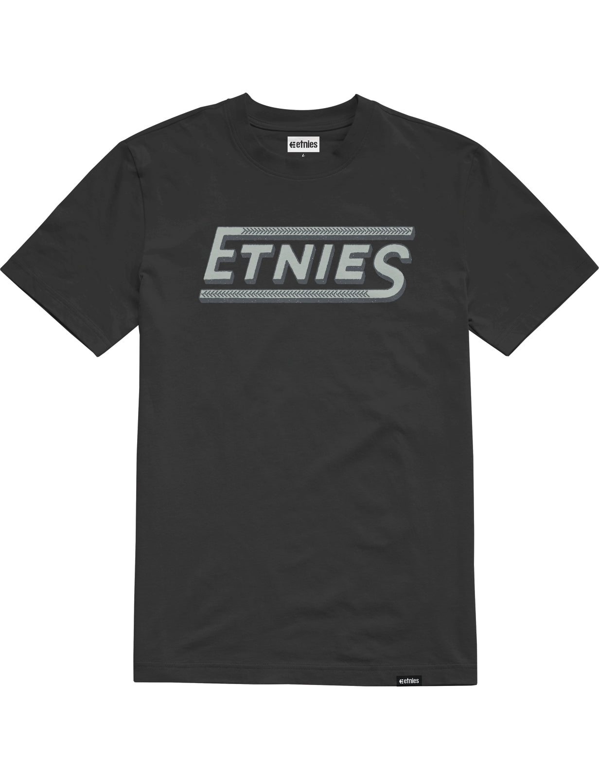 Etnies – Tread – Kurzärmliges T-Shirt in Schwarz