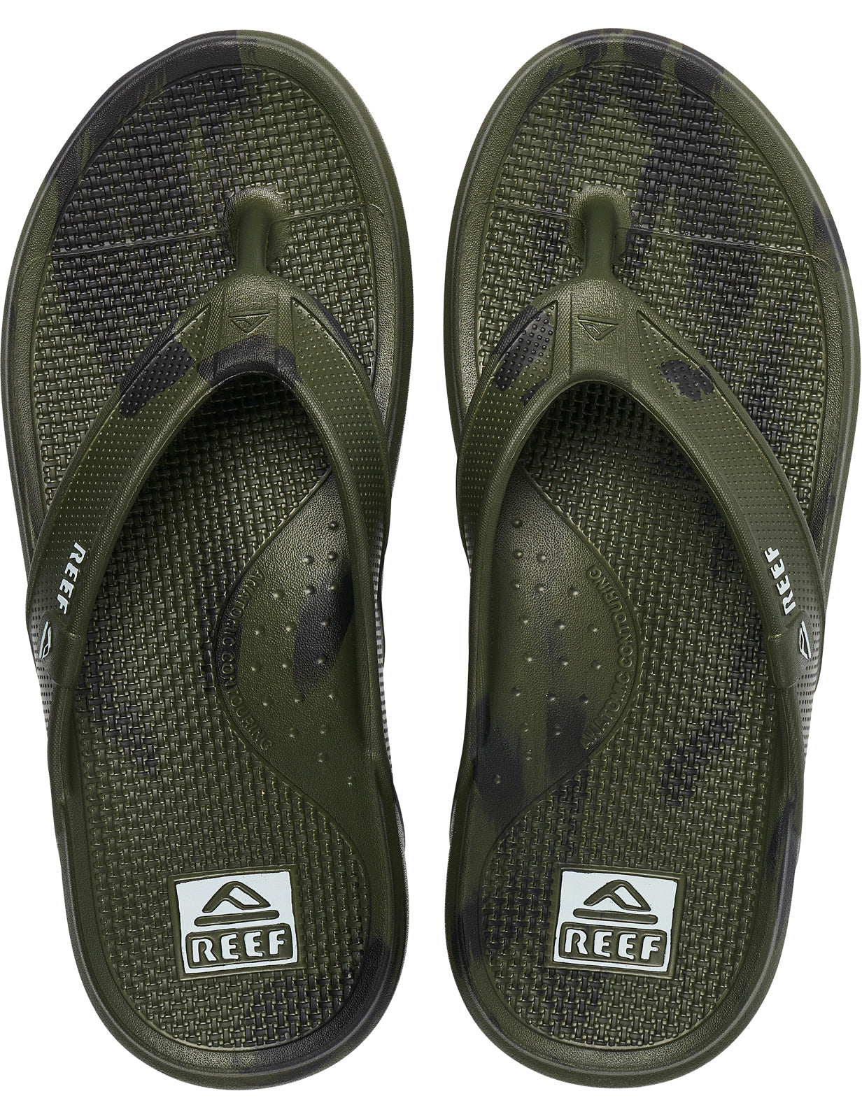 Sandales Reef Oasis en marbre olive