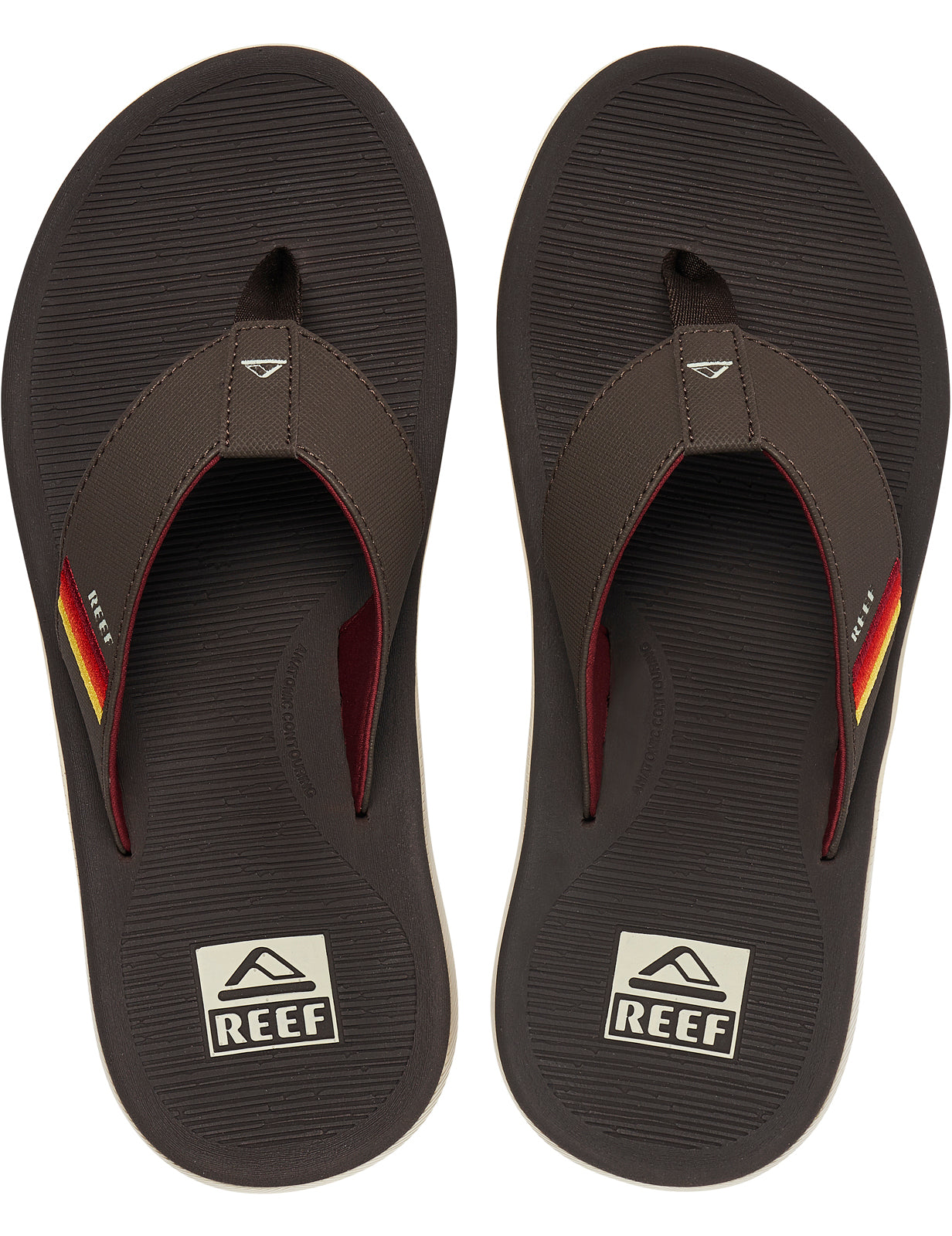 Reef Santa Ana Sandals in Vintage Brown Sunset