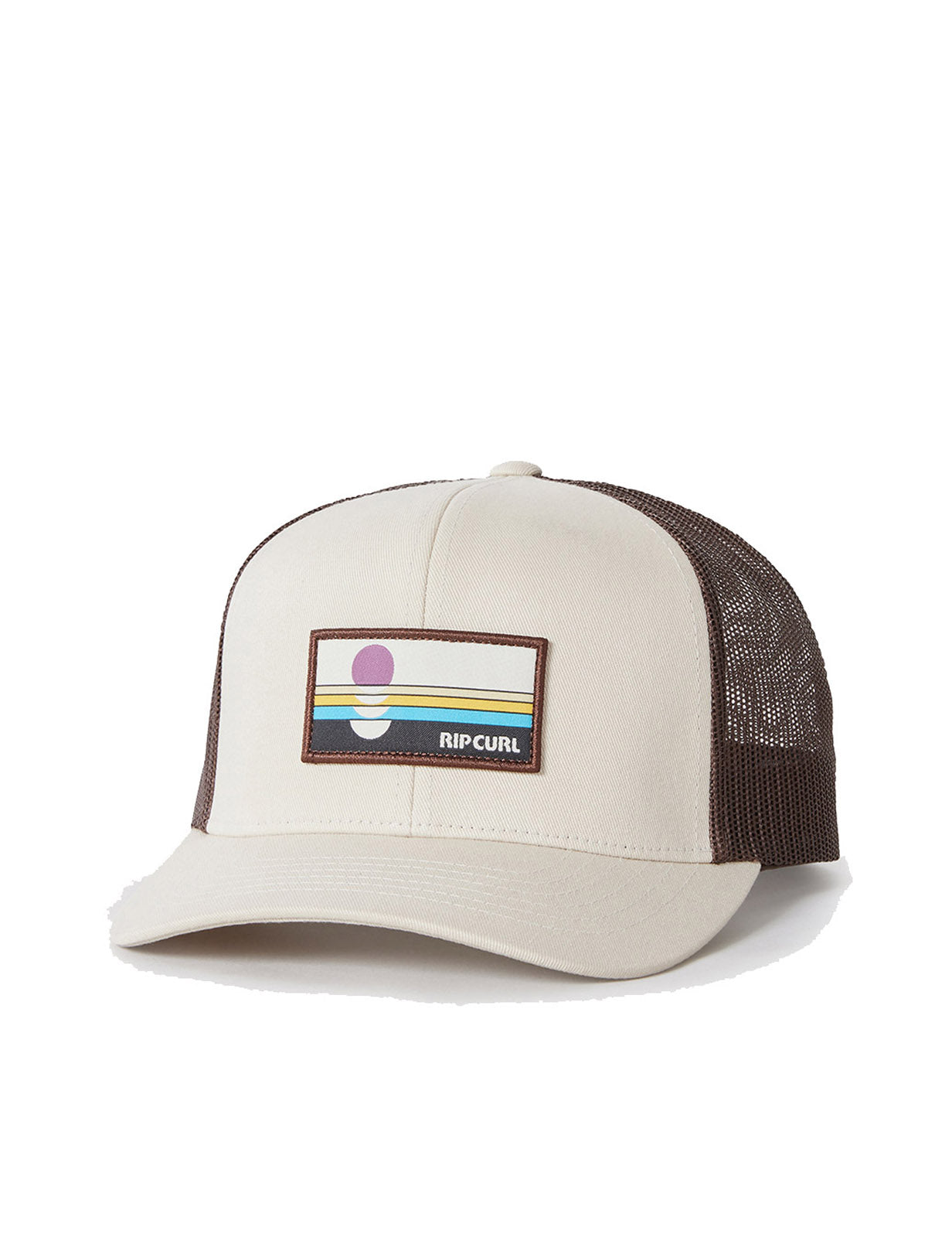Rip Curl Custom Curve Curved Peak Cap in Vintage White