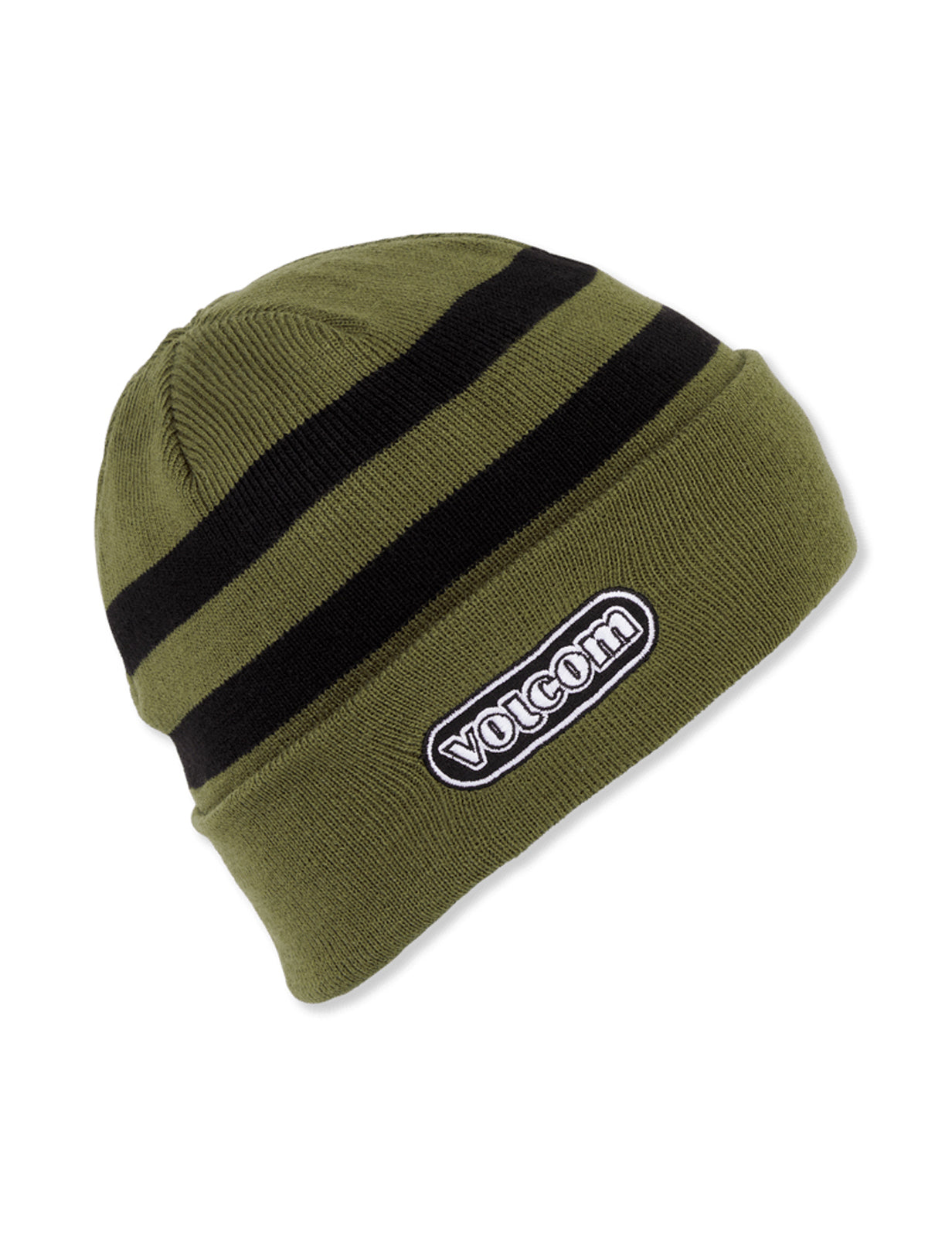 Volcom Ninetyfive Beanie in Expedition Green Beanies For Men