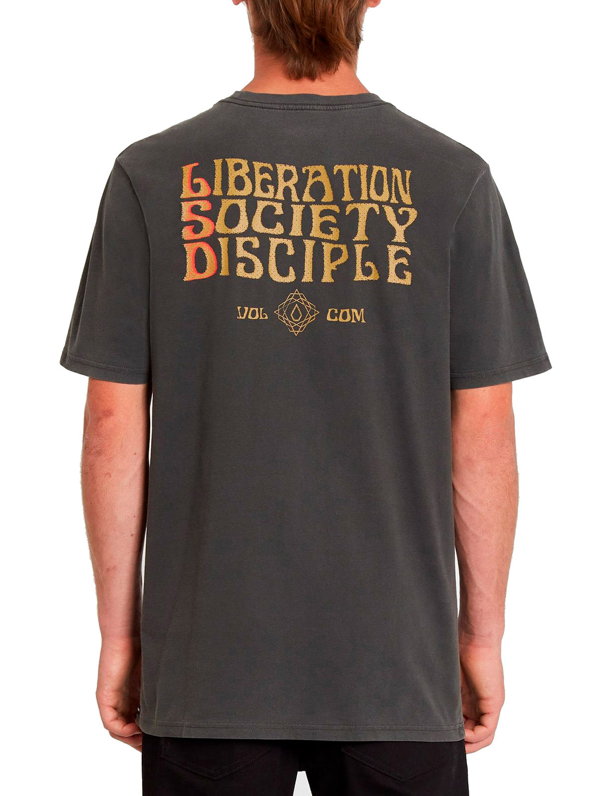 Volcom „Psychonic“ Kurzärmliges T-Shirt in Schwarz