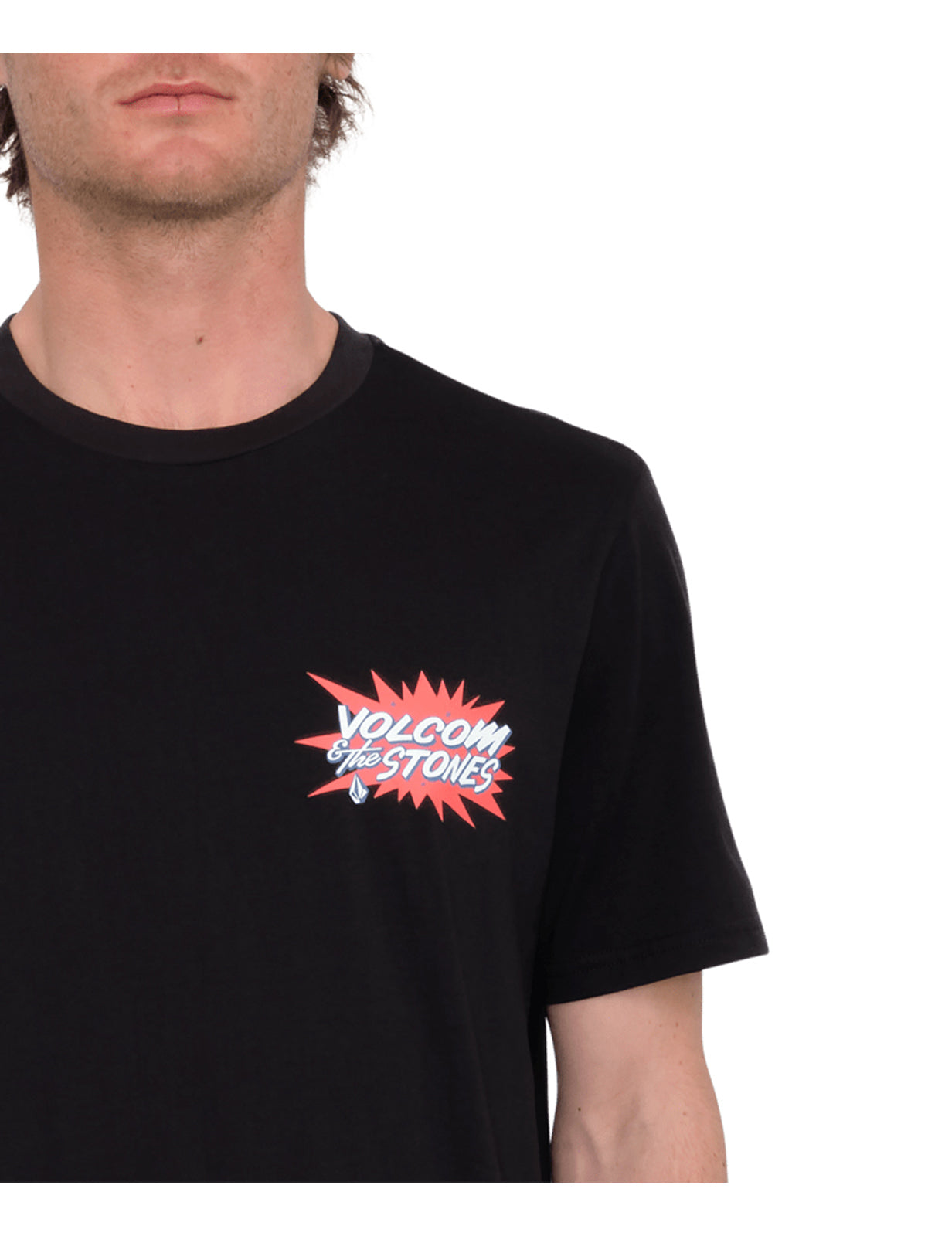 T-shirt à manches courtes Volcom Strange Relics en noir