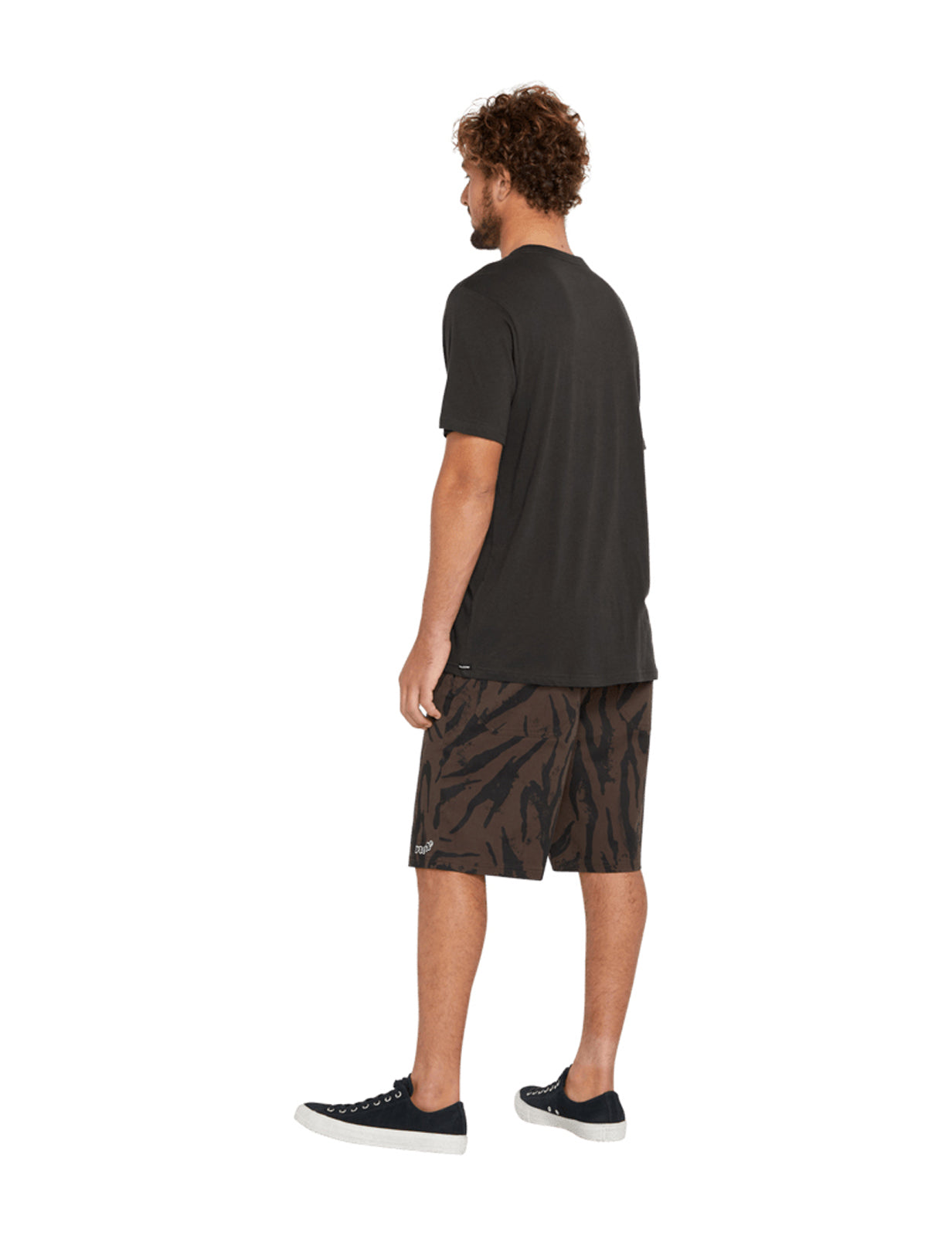 Volcom – Submerged – Kurzärmliges T-Shirt in Vintage-Schwarz