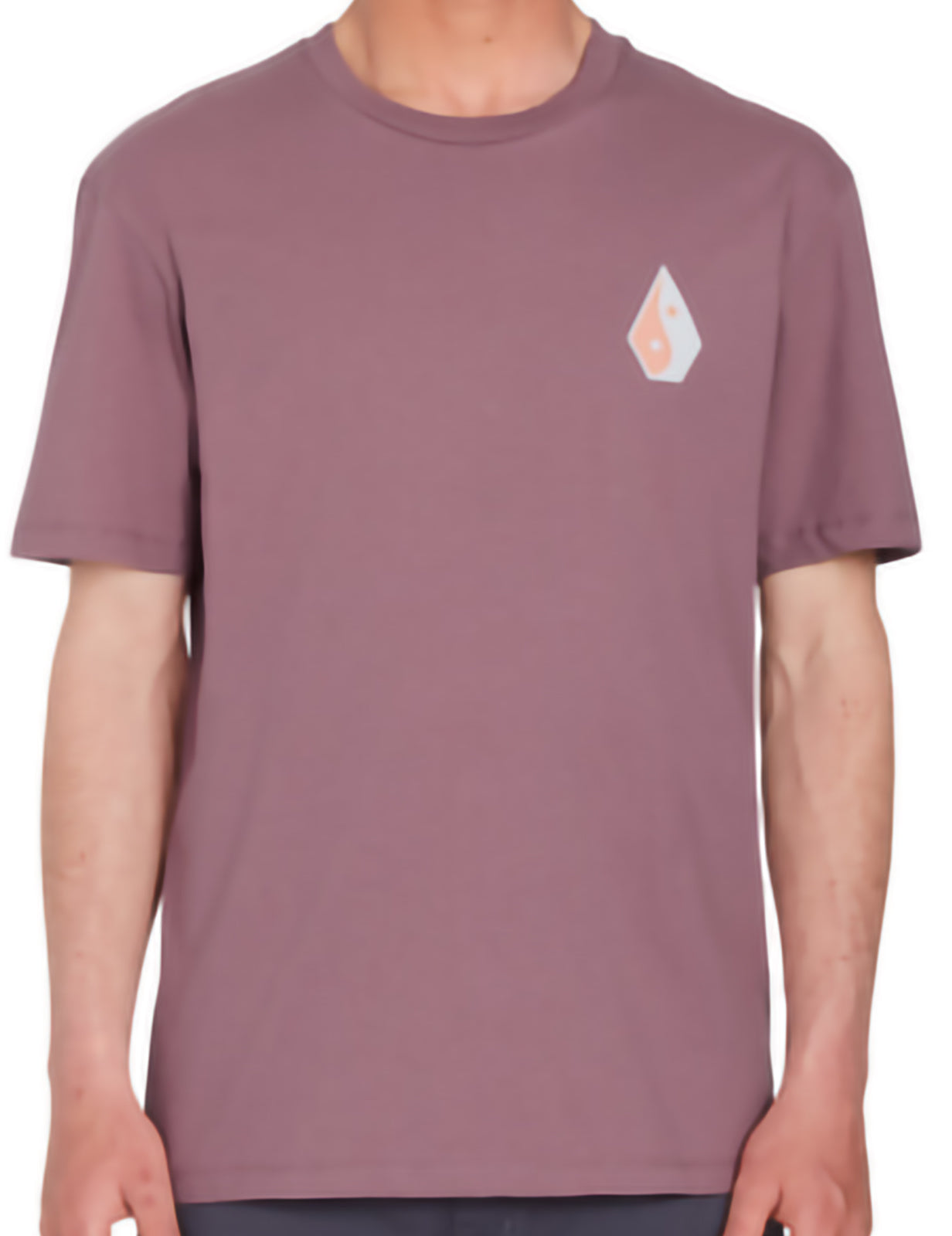T-shirt à manches courtes Volcom Zenner en marron bordeaux