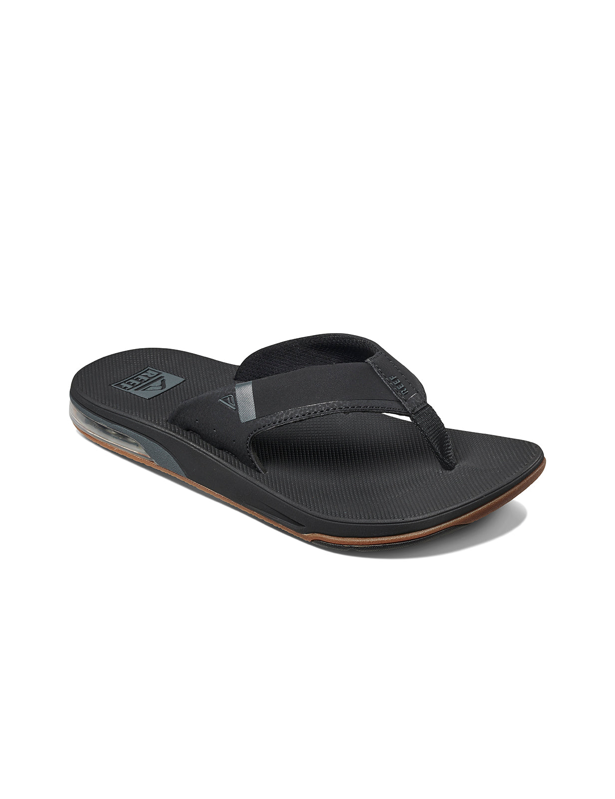 Reef – Fanning – Niedrige Sandalen in Schwarz