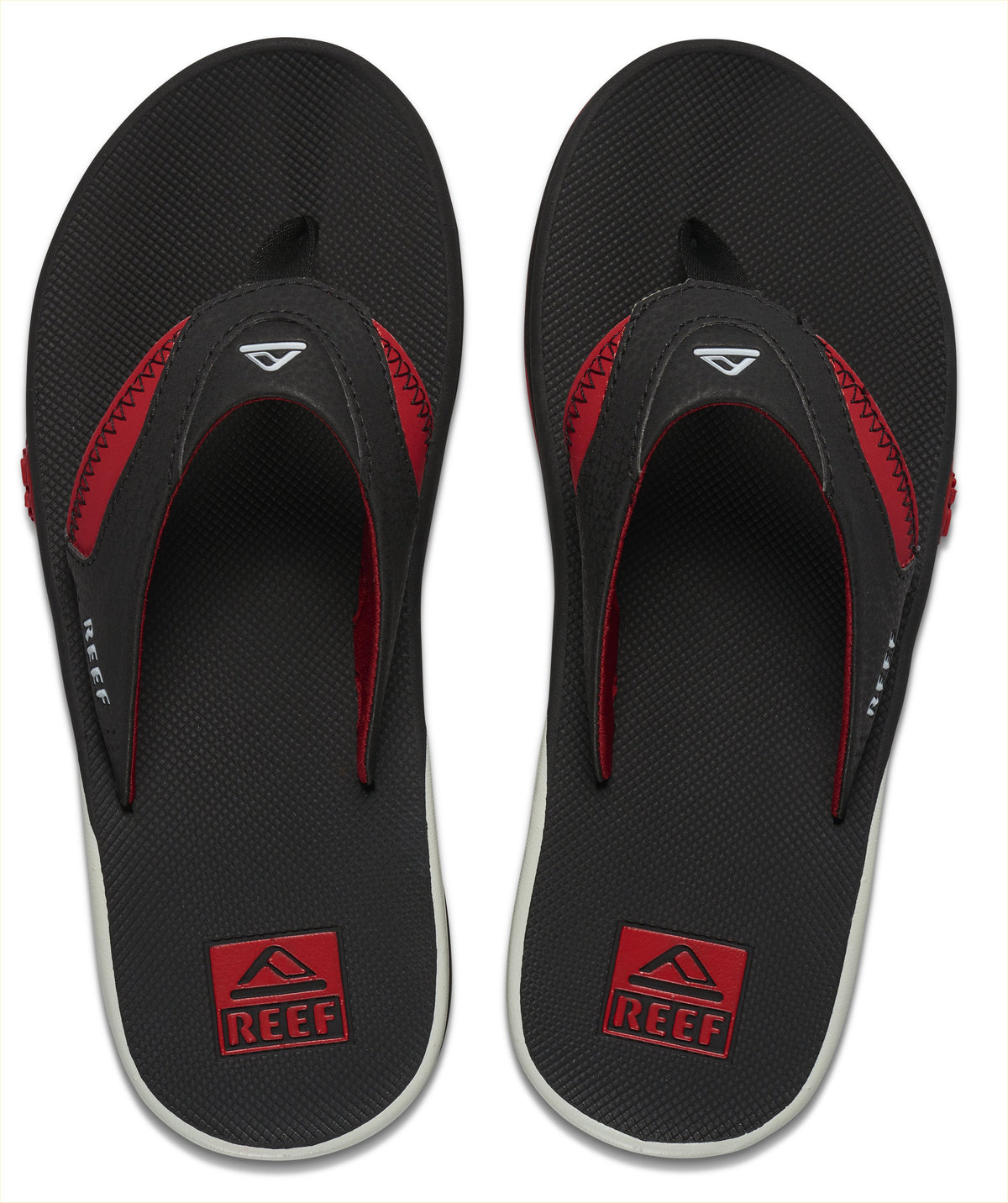 Reef Fanning Pregame Sandals in Black/Red