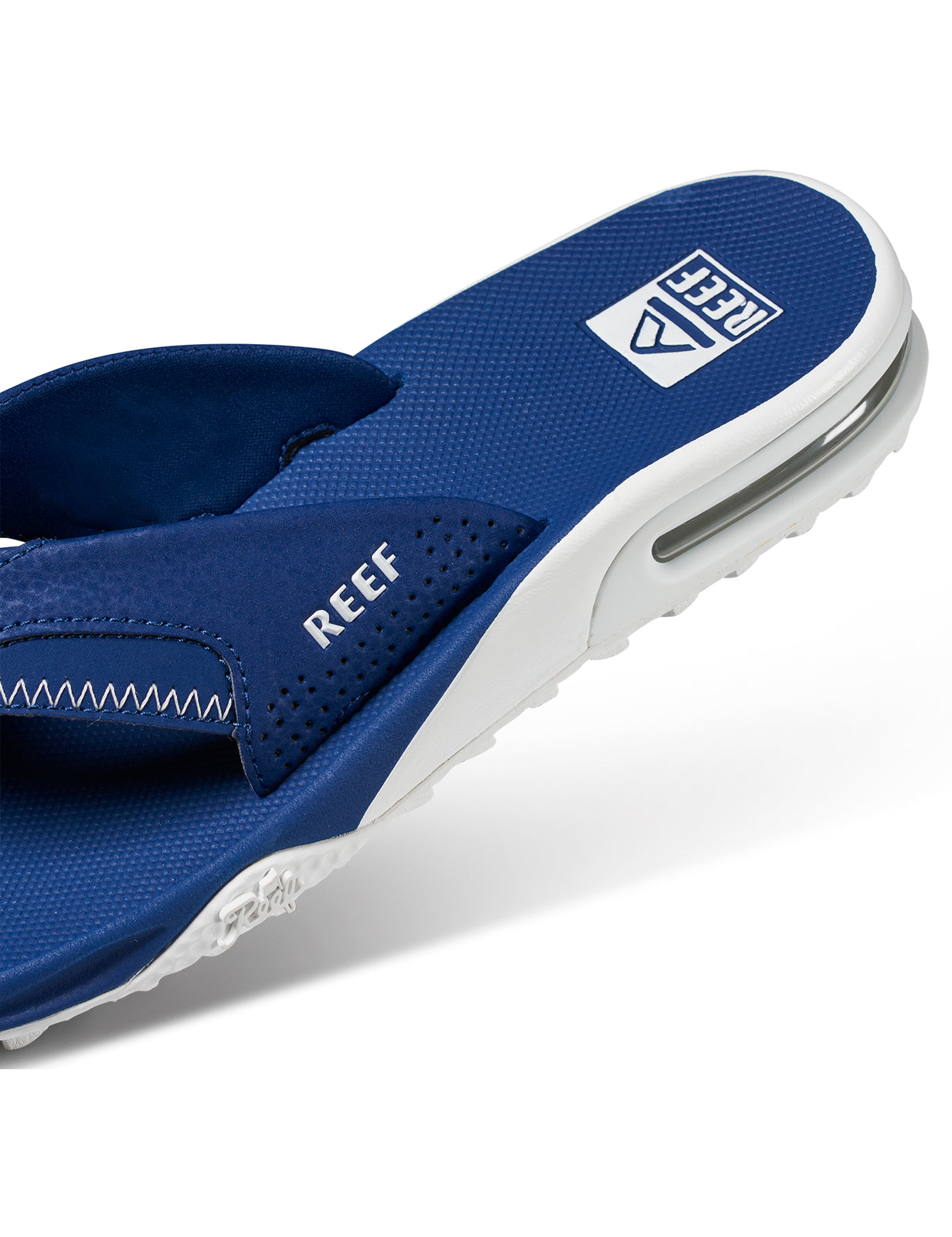 Reef Fanning Pregame Sandals in Navy/White