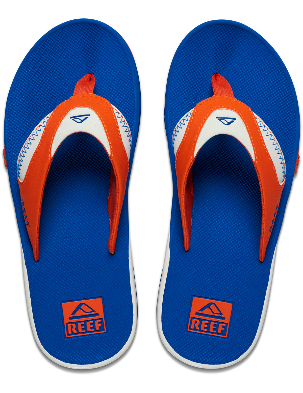 Reef Fanning Pregame Sandals in Orange/Blue
