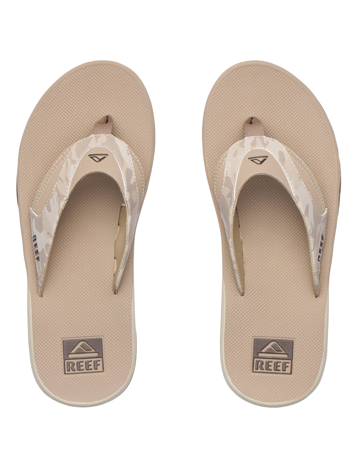 Reef Fanning Sandals in Sand Camo