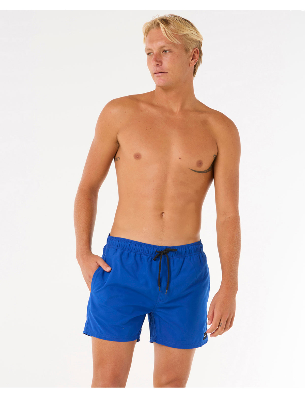 Rip Curl Offset Volley Elasticated Boardshorts in Blue