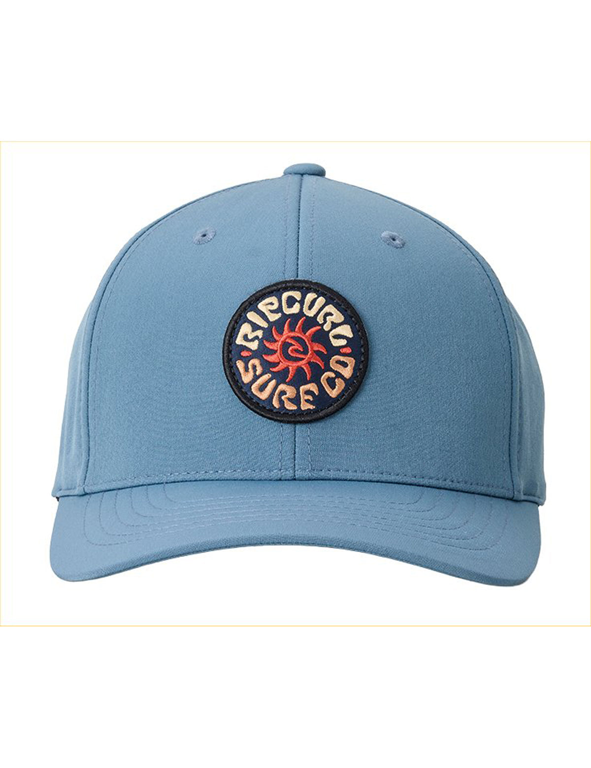 Rip Curl Pacific Rinse Flex Fit Curved Peak Cap in Bluefin