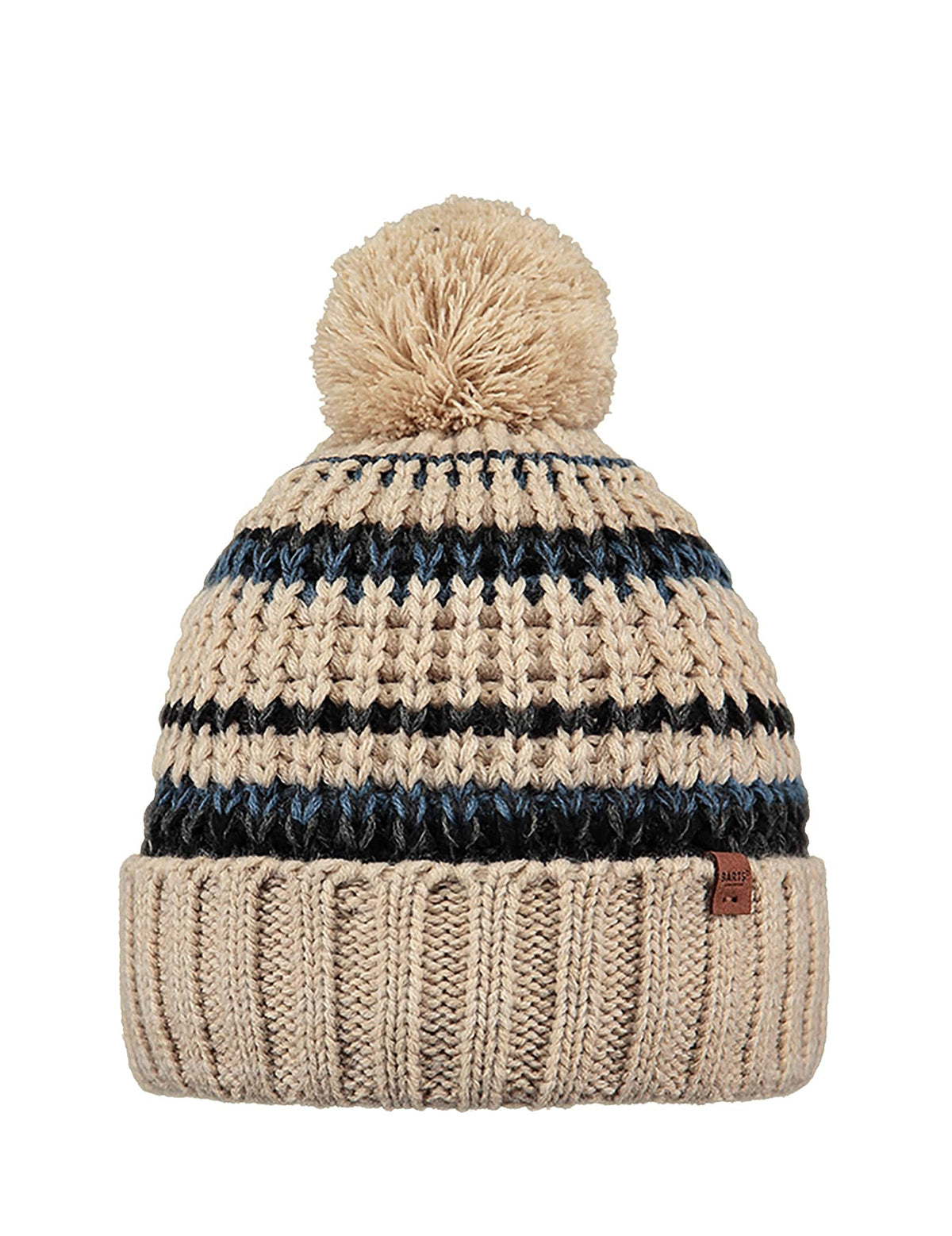 Bonnet à pompon Barts Goser beige