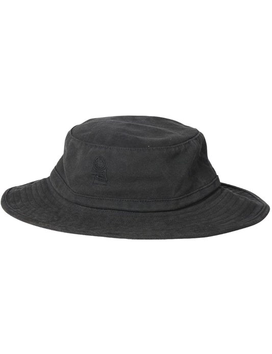 Rip Curl Search Canvas Wide Brim Bucket Hat in Black