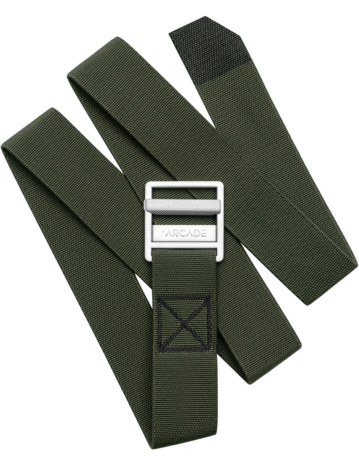 Arcade Guide Webbing Belt in Olive Green