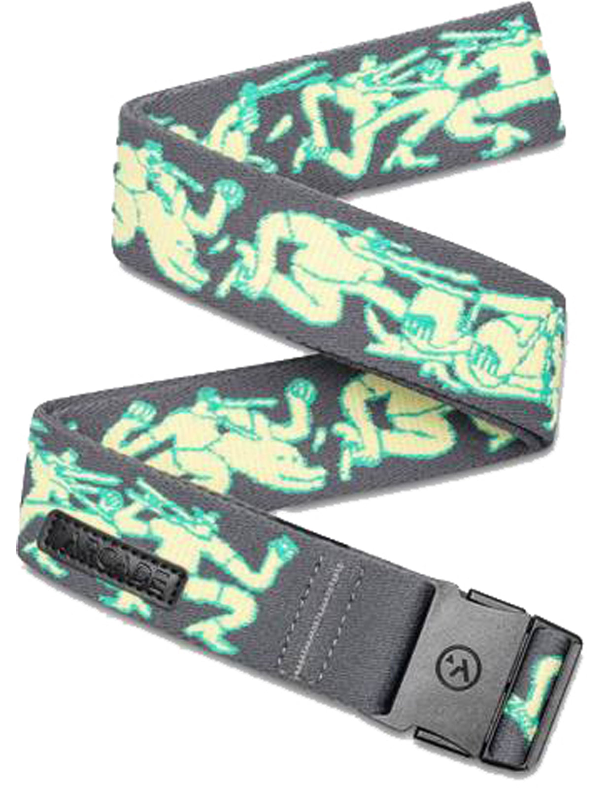 Arcade Jose Mendez Hypnocroc Slim Webbing Belt in Astro