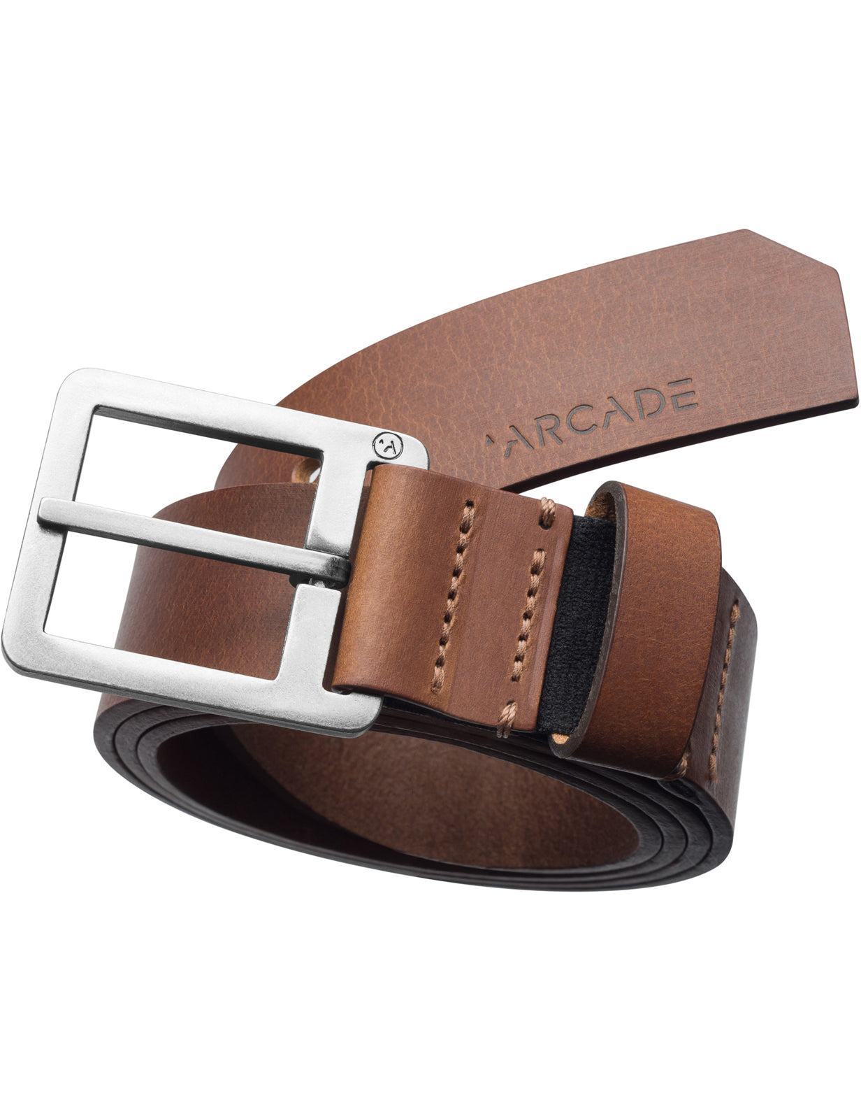 Arcade Padre Leather Belt in Brown