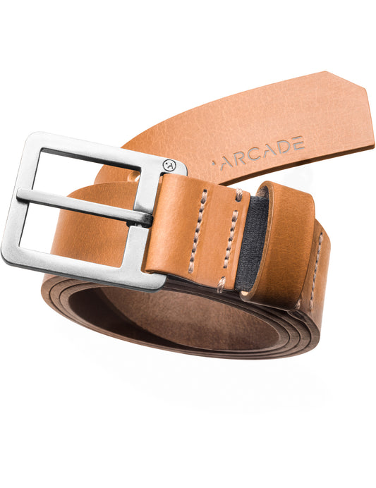 Arcade Padre Leather Belt in Tan