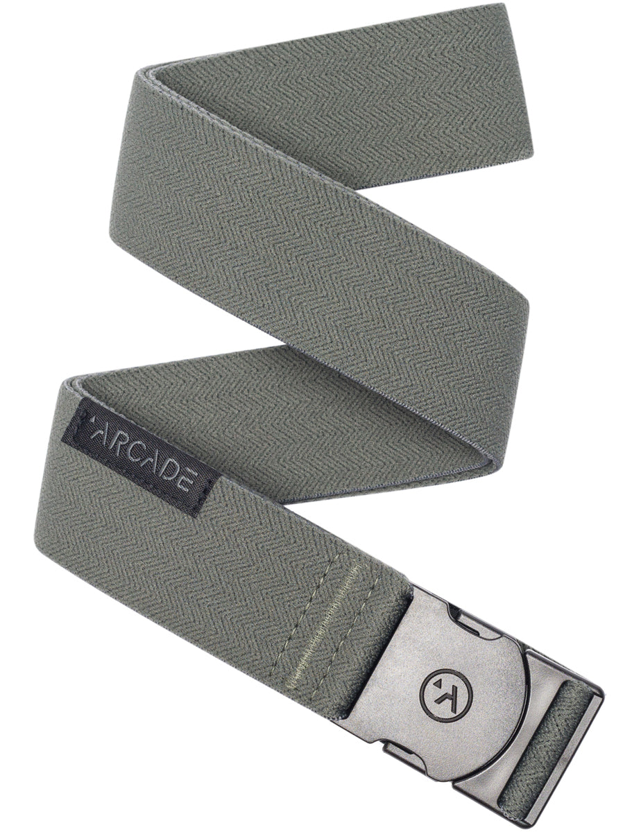 Arcade Ranger Webbing Belt in Ivy Green