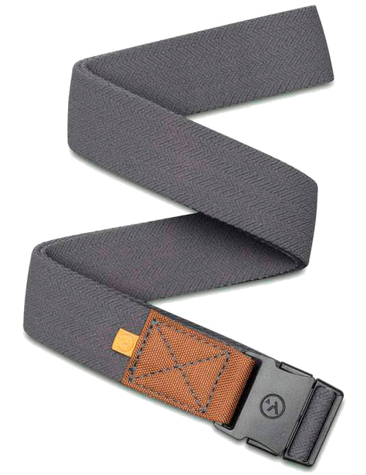 Arcade Ridge Slim Webbing Belt in Charcoal