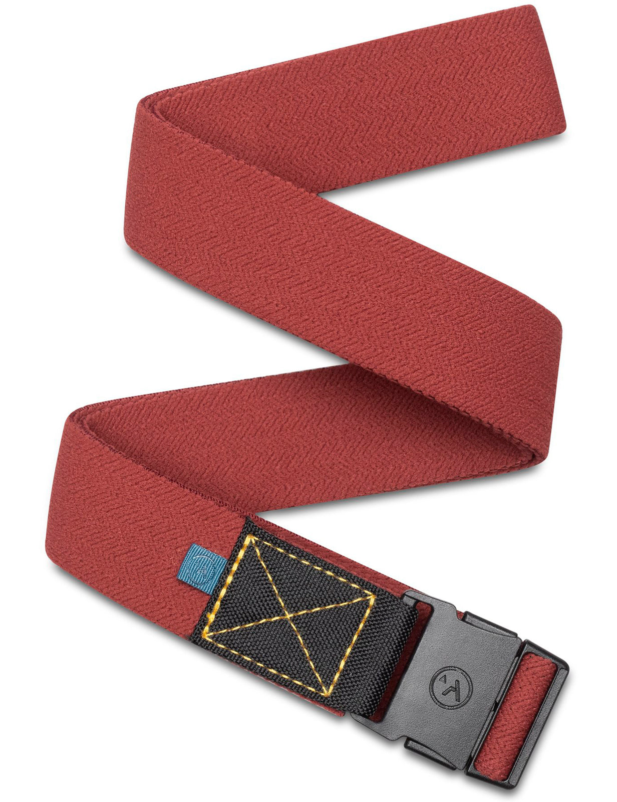 Arcade Ridge Slim Webbing Belt in Vermilion