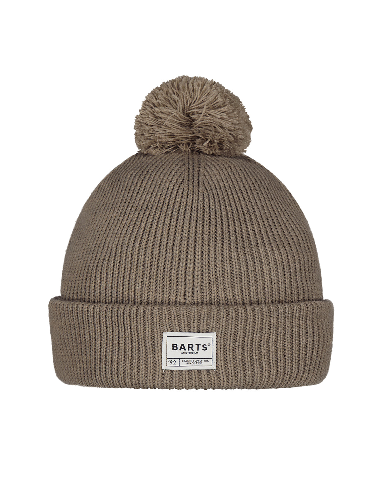 Barts Arkade Bobble Hat in Taupe