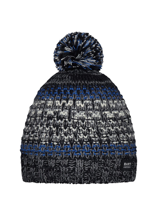 Barts Nathanial Bobble Hat in Navy