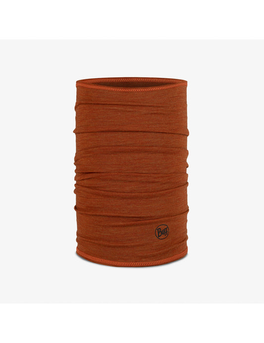 Buff Merino Lightweight Neck Warmer in Solid Cinnamon