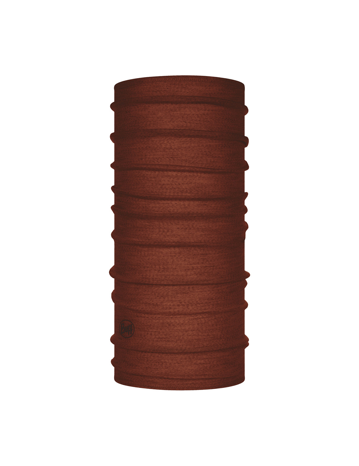 Buff Merino Lightweight Neck Warmer in Solid Sienna