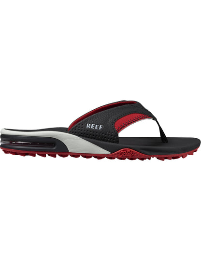 Reef Fanning Pregame Sandals in Black/Red