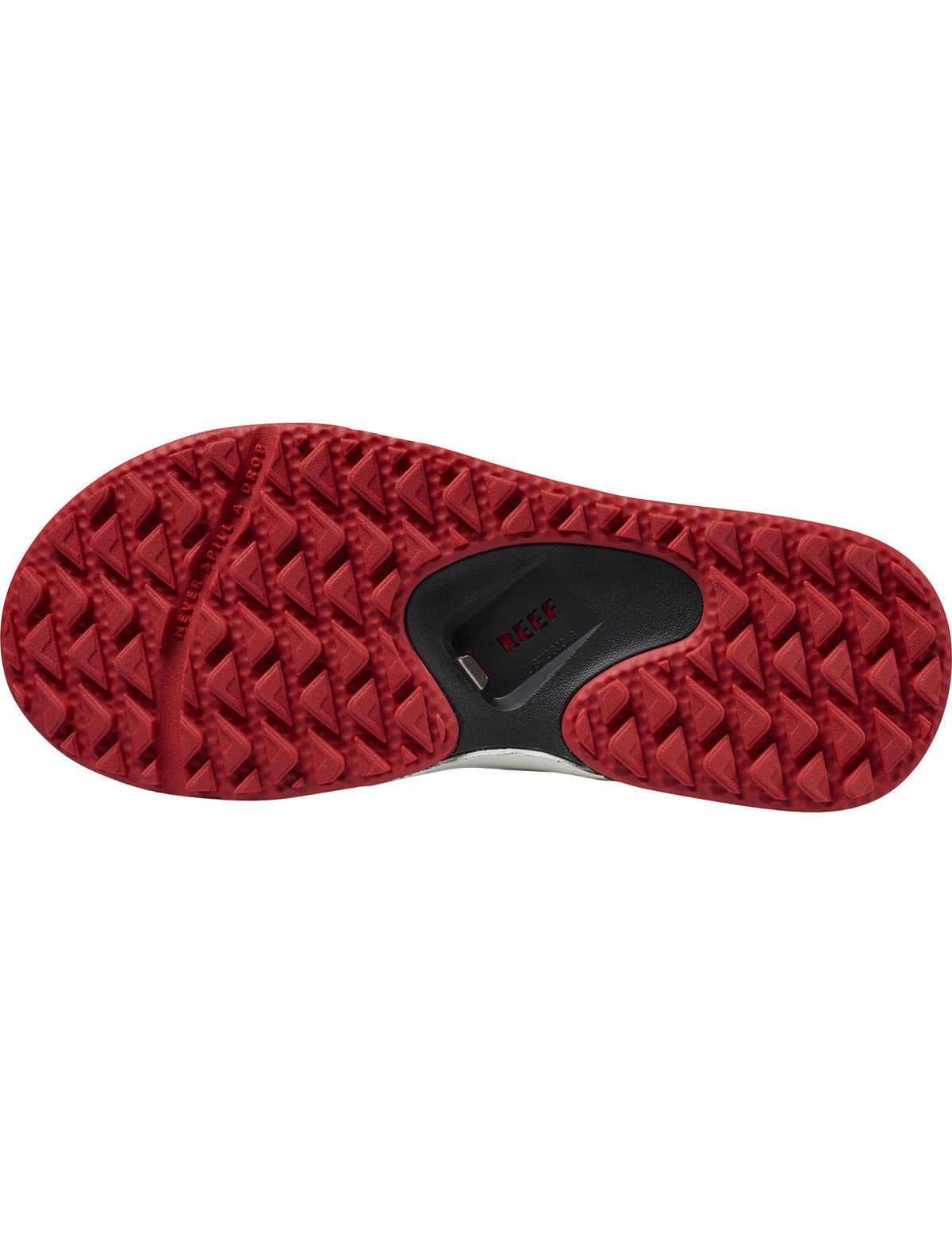 Reef Fanning Pregame Sandals in Black/Red