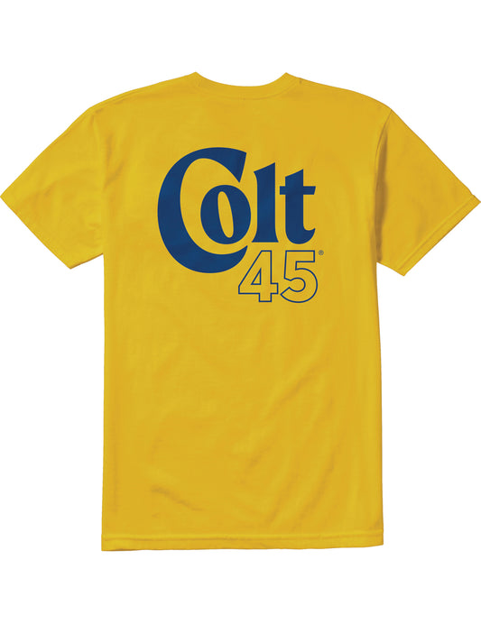 Etnies Colt 45 Arrow Short Sleeve T-Shirt in Gold