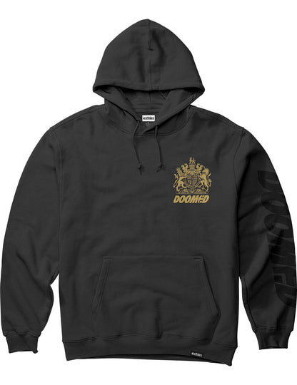 Etnies Crest Doomed Pullover Hoody in Black