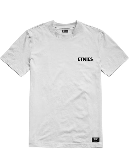 Etnies Dystopia Font Short Sleeve T-Shirt in White