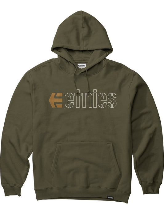 Etnies Ecorp Pullover Hoody in Military