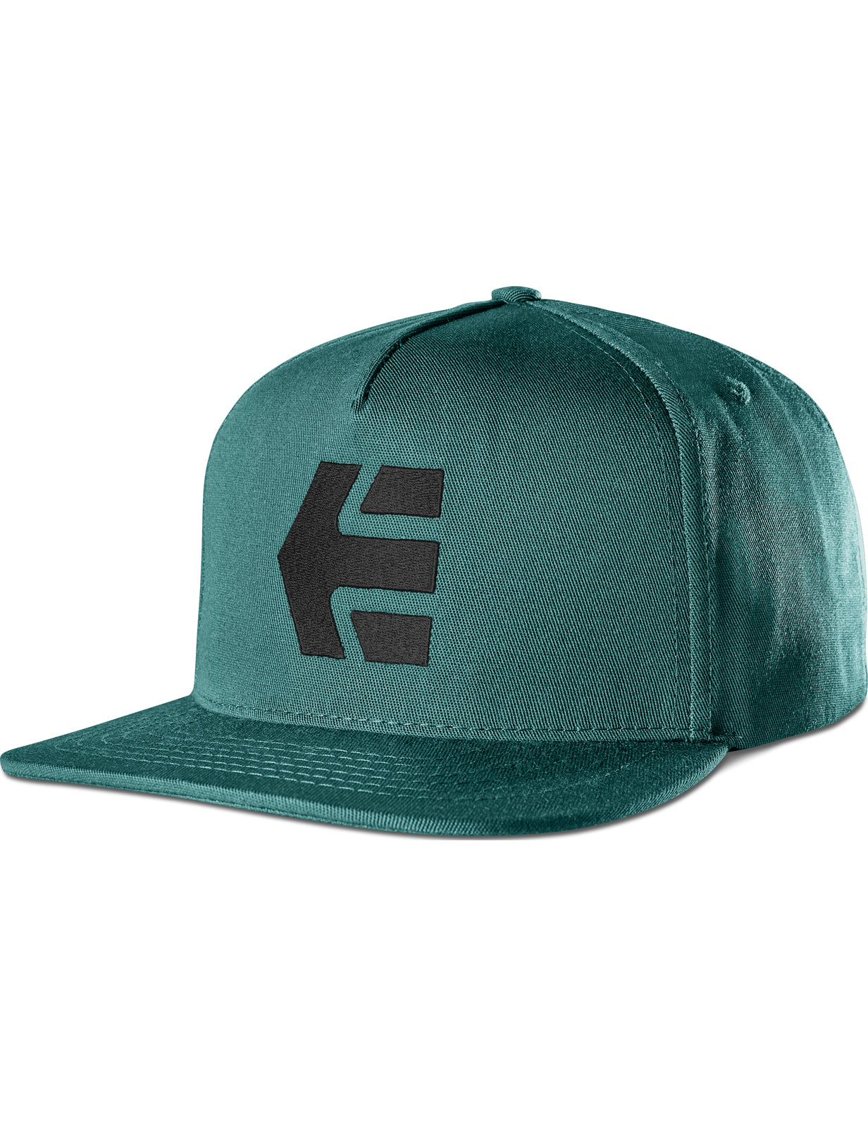 Etnies Icon Flat Peak Cap in Teal