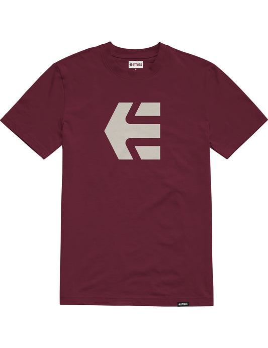 Etnies Icon Short Sleeve T-Shirt in Brick