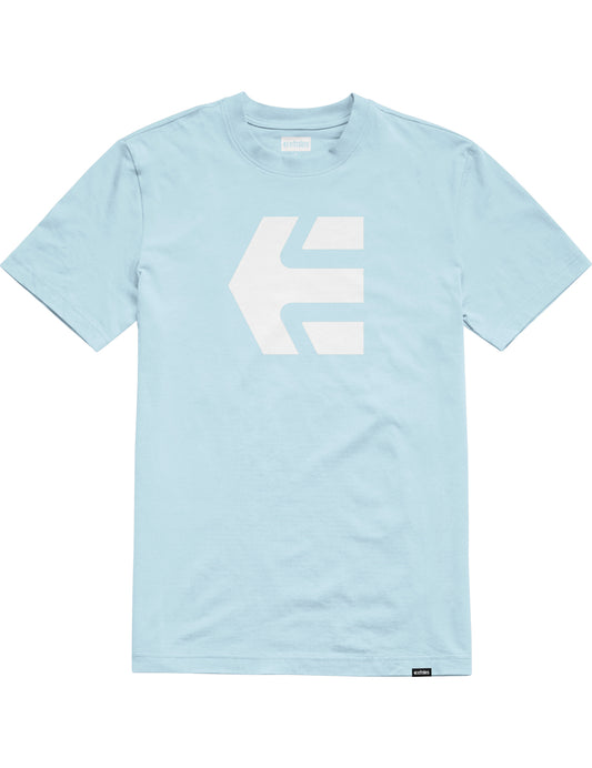 Etnies Icon Short Sleeve T-Shirt in Light Blue