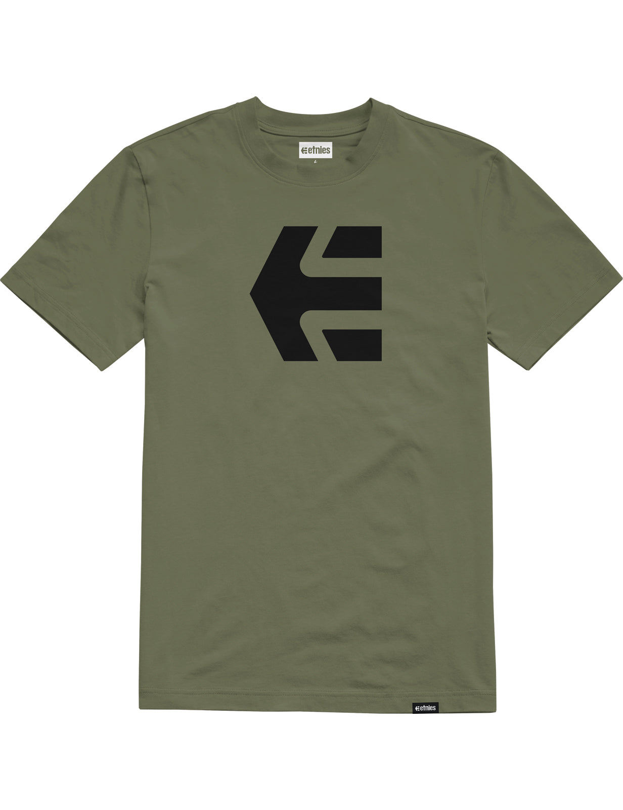 Etnies Icon Short Sleeve T-Shirt in Military