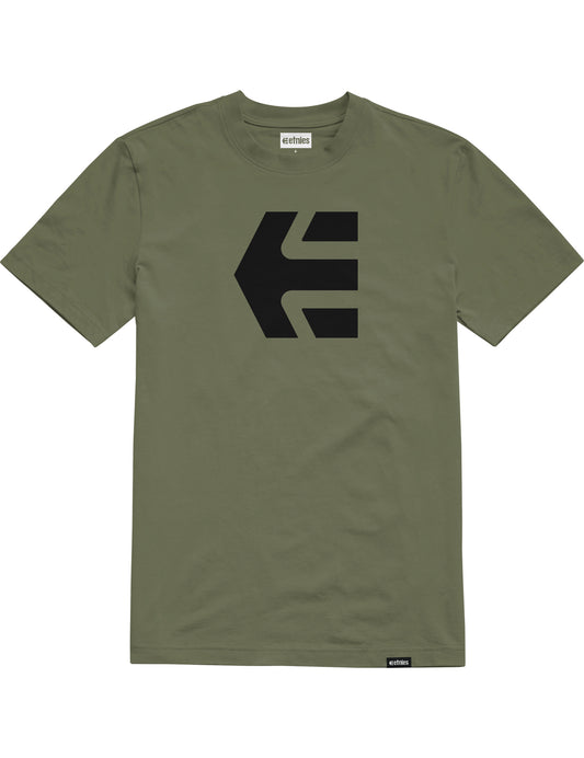 Etnies Icon Short Sleeve T-Shirt in Military