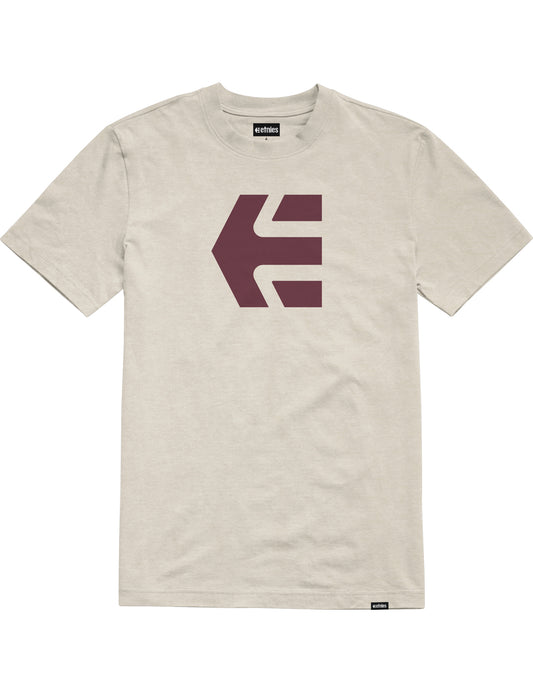 Etnies Icon Short Sleeve T-Shirt in Warm Grey