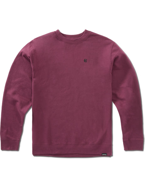 Etnies Icon Sweatshirt in Red Sweatshirts Jumpers For Men Fashion Wear Hardcloud