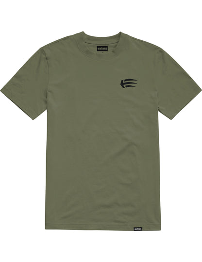 T-shirt à manches courtes Etnies Joslin en couleur militaire