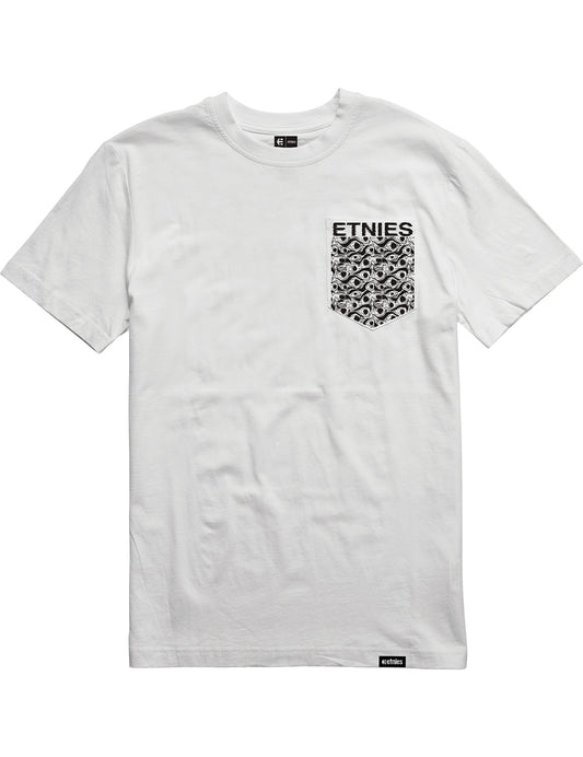 Etnies Retina Pocket Short Sleeve T-Shirt in White