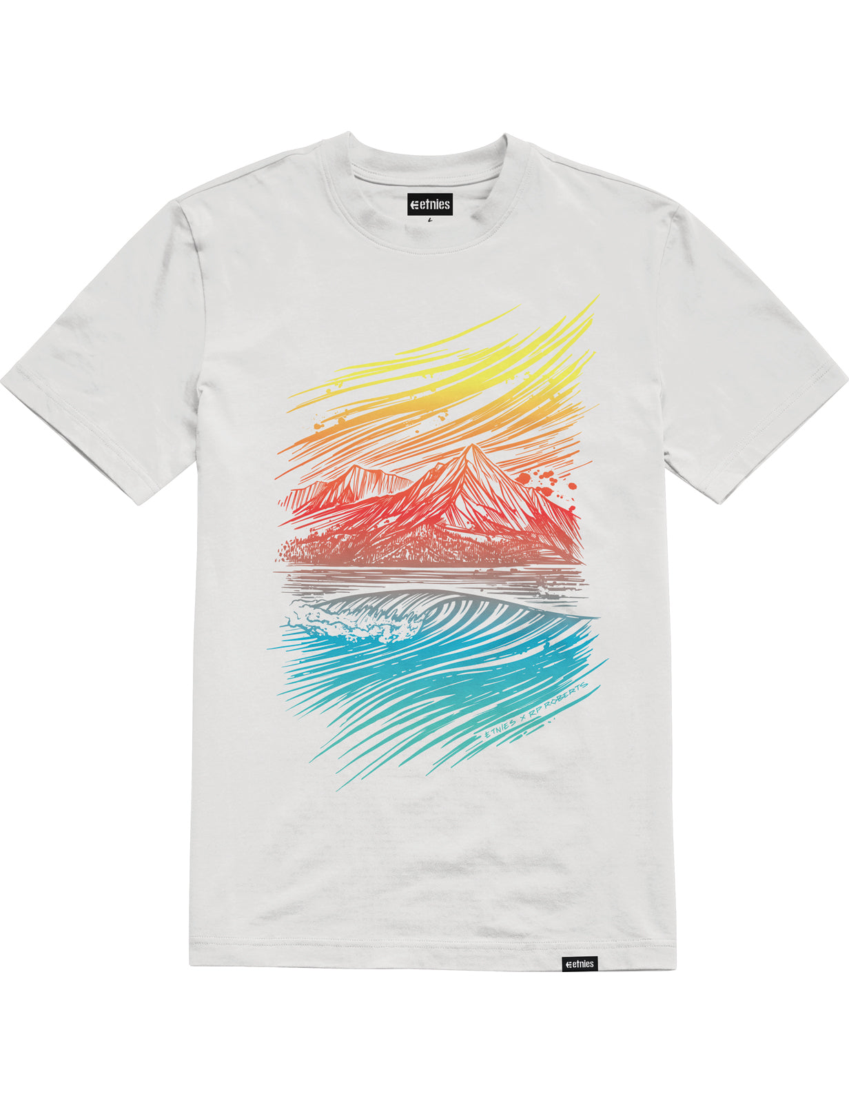 Etnies RP Scenic Short Sleeve T-Shirt in White