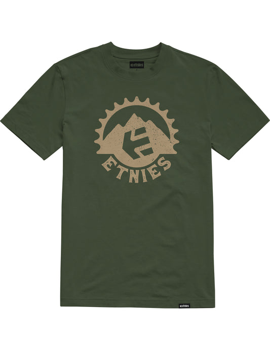 Etnies Spoke Short Sleeve T-Shirt in Forrest