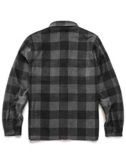 Etnies Woodsman Fleece Long Sleeve Shirt in Charcoal