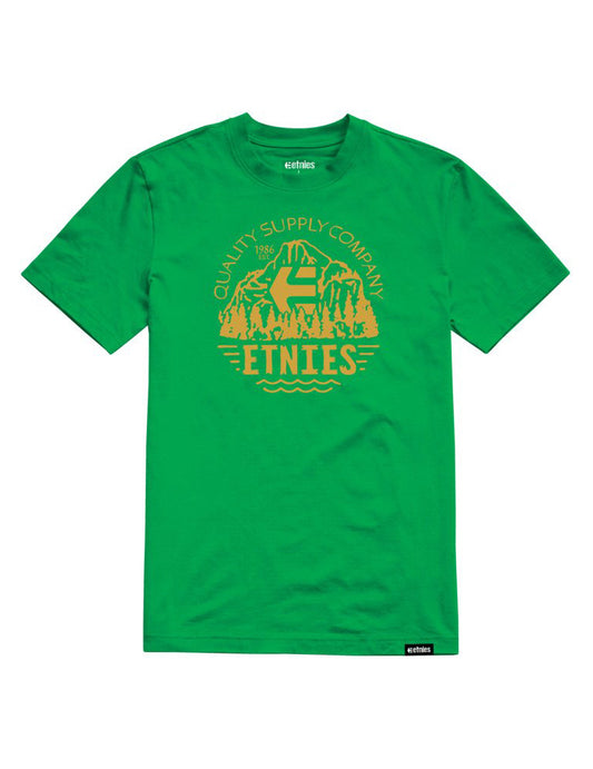 Etnies Yosemite Short Sleeve T-Shirt in Kelly Green