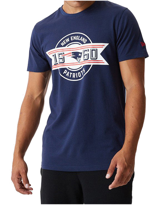 New Era New England Patriots NFL Short Sleeve T-Shirt in Blue