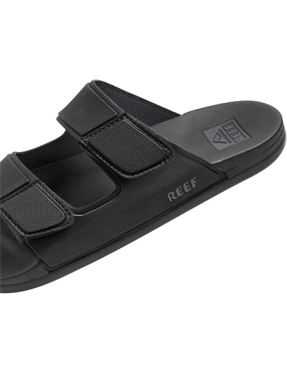 Reef Cushion Tradewind Leather Sandals in Black